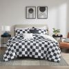 Checkered Comforter Set(Twin/Twin XL)