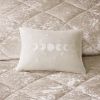 4 Pcs Velvet Comforter Set with Throw Pillow(Twin/Twin XL)