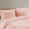 Shaggy Long Fur Comforter Mini Set
