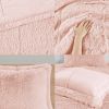 Shaggy Long Fur Comforter Mini Set